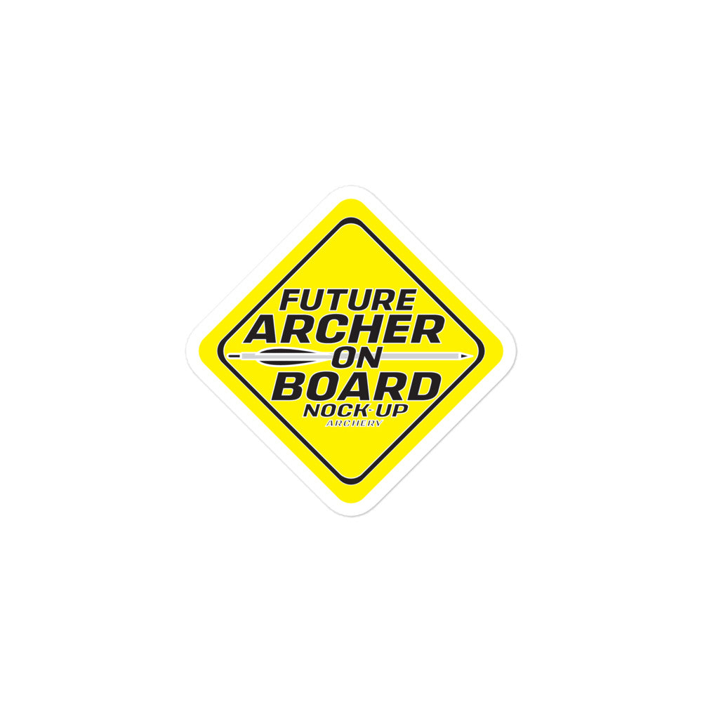 Nock Up Future Archer On Board Stickers