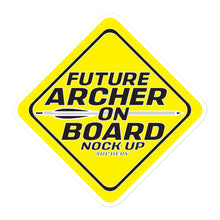 Load image into Gallery viewer, Nock Up Future Archer On Board Stickers
