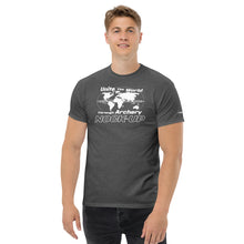 Load image into Gallery viewer, Nock Up Archery Unite The World Men&#39;s Classic Tee
