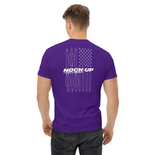 Load image into Gallery viewer, Nock Up Logo American Archery Flag Men&#39;s Classic Tee
