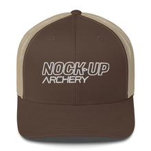 Load image into Gallery viewer, Nock Up Archery Logo Trucker Cap
