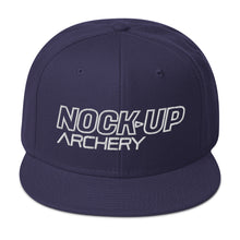 Load image into Gallery viewer, Nock Up Archery Logo Snapback Hat
