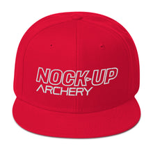 Load image into Gallery viewer, Nock Up Archery Logo Snapback Hat
