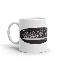 Load image into Gallery viewer, Nock Up Archery Logo White Glossy Mug
