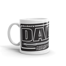 Load image into Gallery viewer, Nock Up Archery DAD White Glossy Mug
