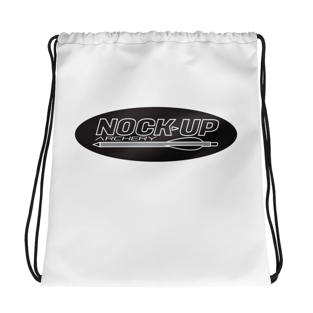 Nock Up Archery Logo Drawstring Bag