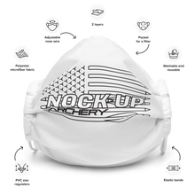 Load image into Gallery viewer, Nock Up American Archery Flag Premium Face Mask
