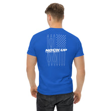 Load image into Gallery viewer, Nock Up Logo American Archery Flag Men&#39;s Classic Tee
