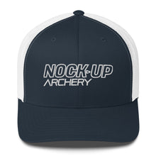 Load image into Gallery viewer, Nock Up Archery Logo Trucker Cap
