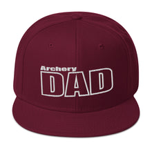 Load image into Gallery viewer, Nock Up Archery Dad Snapback Hat
