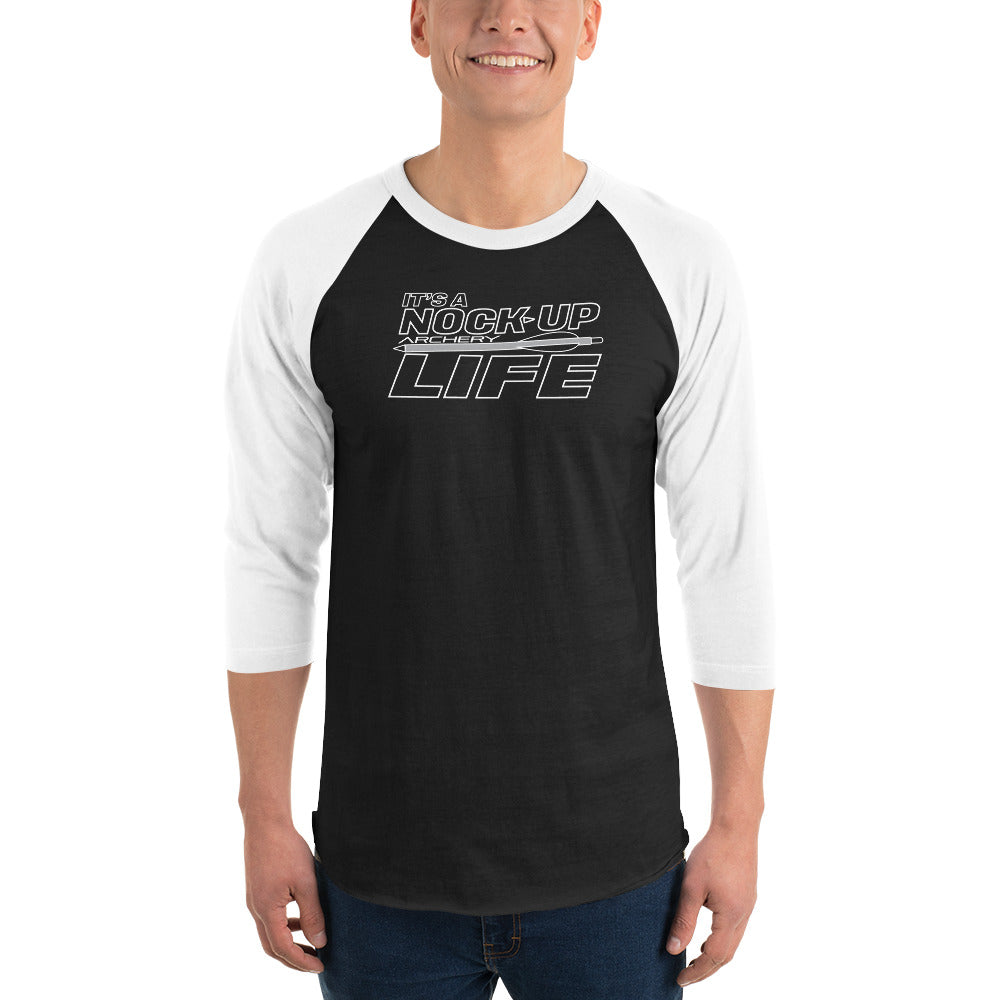 Nock Up Archery Life v2 3/4 Sleeve Raglan Shirt