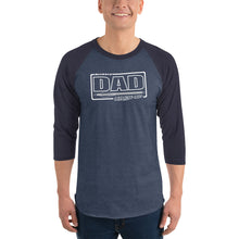 Load image into Gallery viewer, Nock Up Archery DAD 3/4 Sleeve Raglan Shirt
