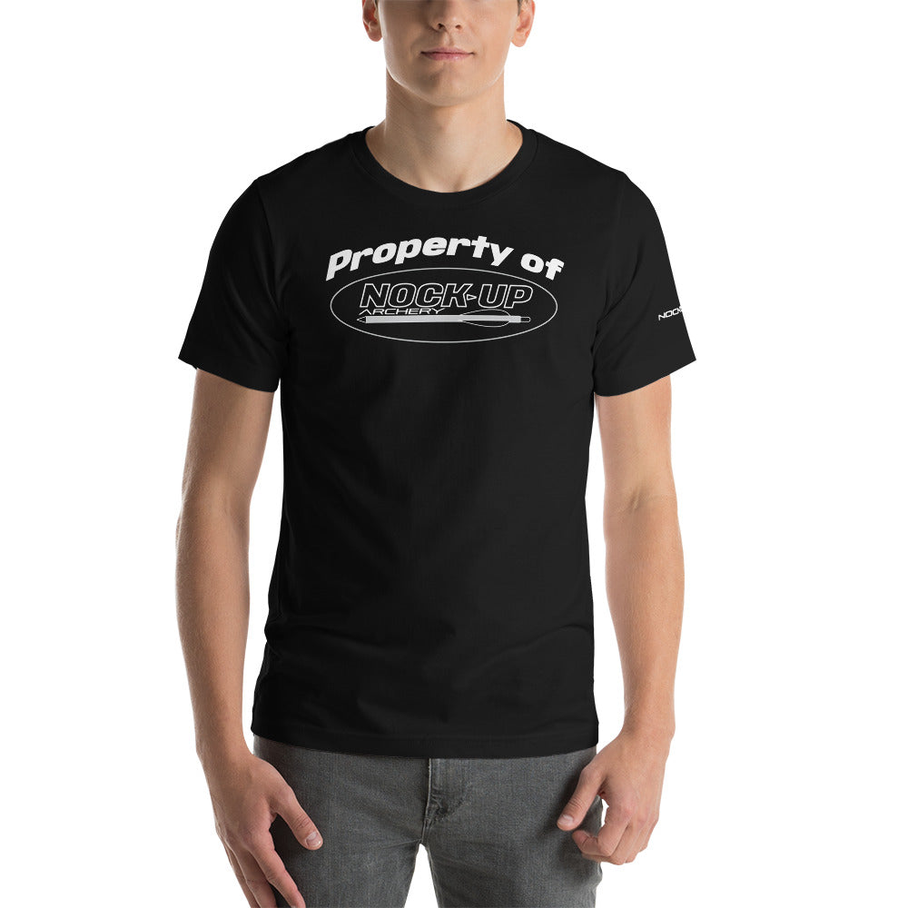 Nock Up Archery Property Unisex T-Shirt