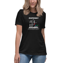 Load image into Gallery viewer, Nock Up Archery Paralympic Women&#39;s Relaxed T-Shirt
