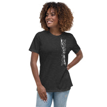 Load image into Gallery viewer, Nock Up Archery Vertical Logo Women&#39;s Relaxed T-Shirt
