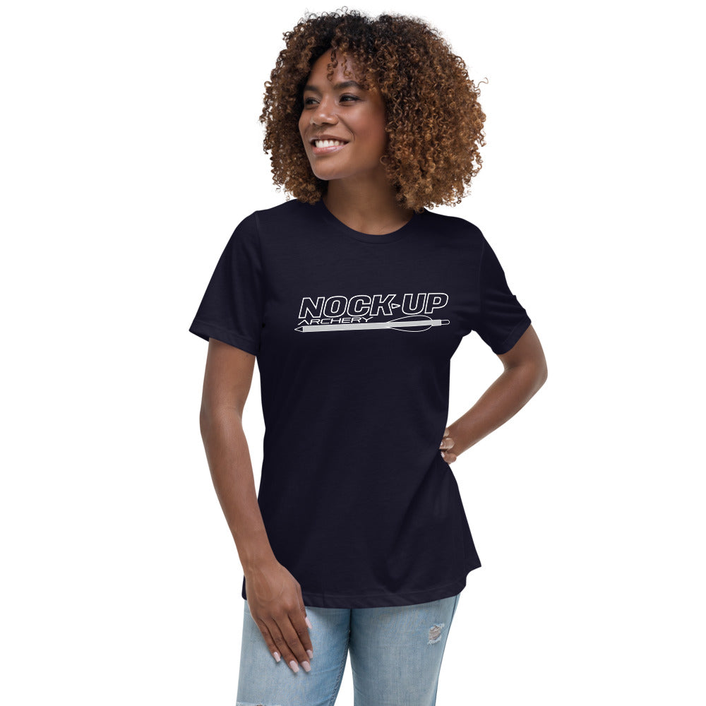 Nock Up Archery Logo Women's Relaxed T-Shirt