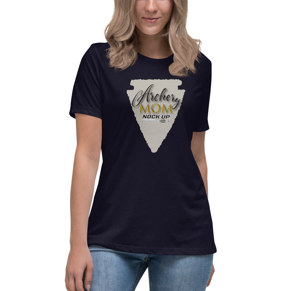 Nock Up Archery MOM v2 Women's Relaxed T-Shirt