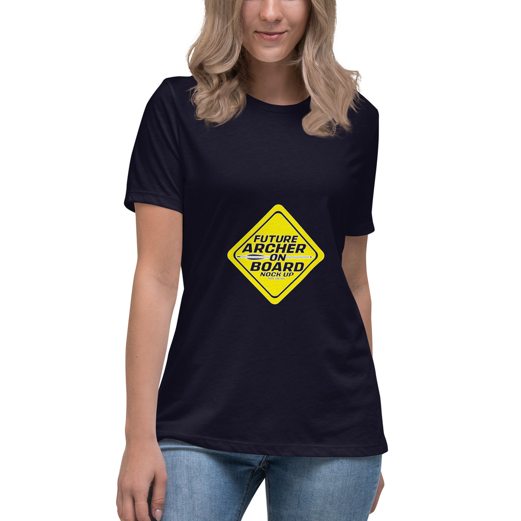 Nock Up Future Archer On Board Women's Relaxed T-Shirt