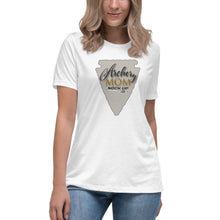 Load image into Gallery viewer, Nock Up Archery MOM v2 Women&#39;s Relaxed T-Shirt
