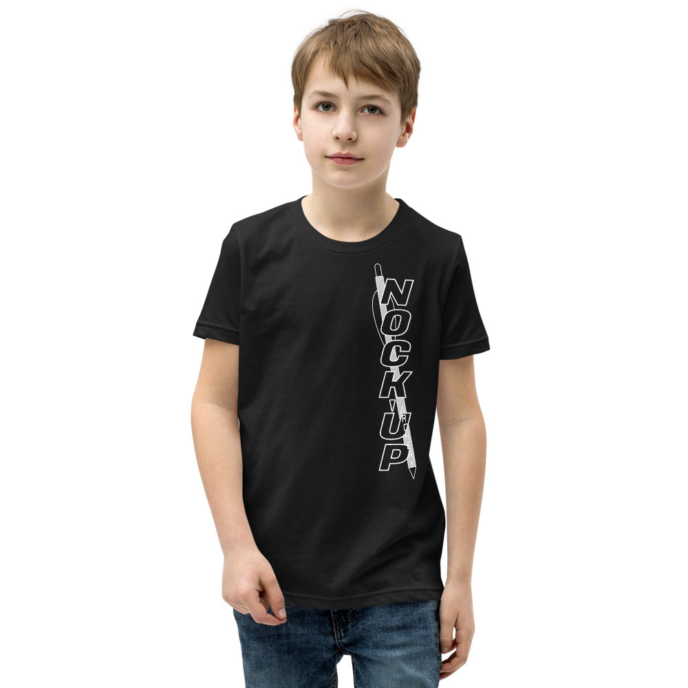 Nock Up Archery Vertical Logo Youth T-Shirt